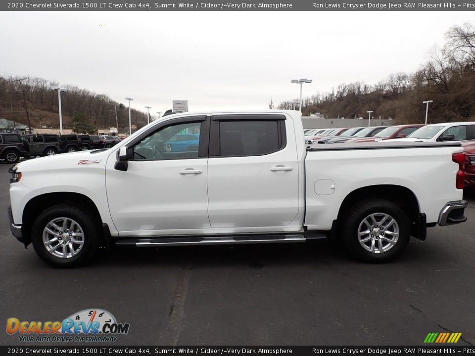 2020 Chevrolet Silverado 1500 LT Crew Cab 4x4 Summit White / Gideon/­Very Dark Atmosphere Photo #2