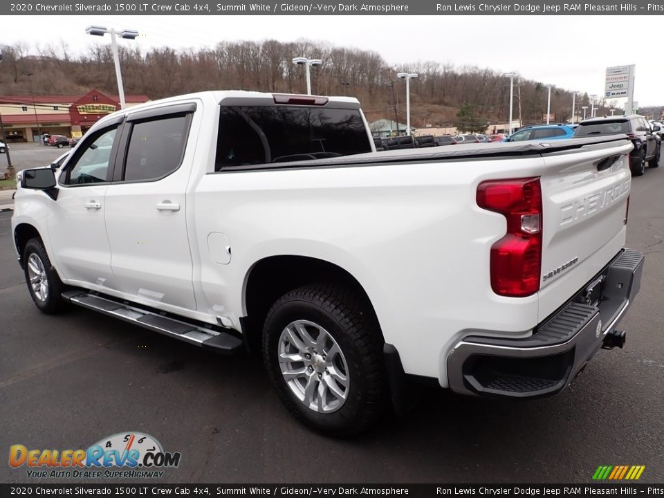 2020 Chevrolet Silverado 1500 LT Crew Cab 4x4 Summit White / Gideon/­Very Dark Atmosphere Photo #3