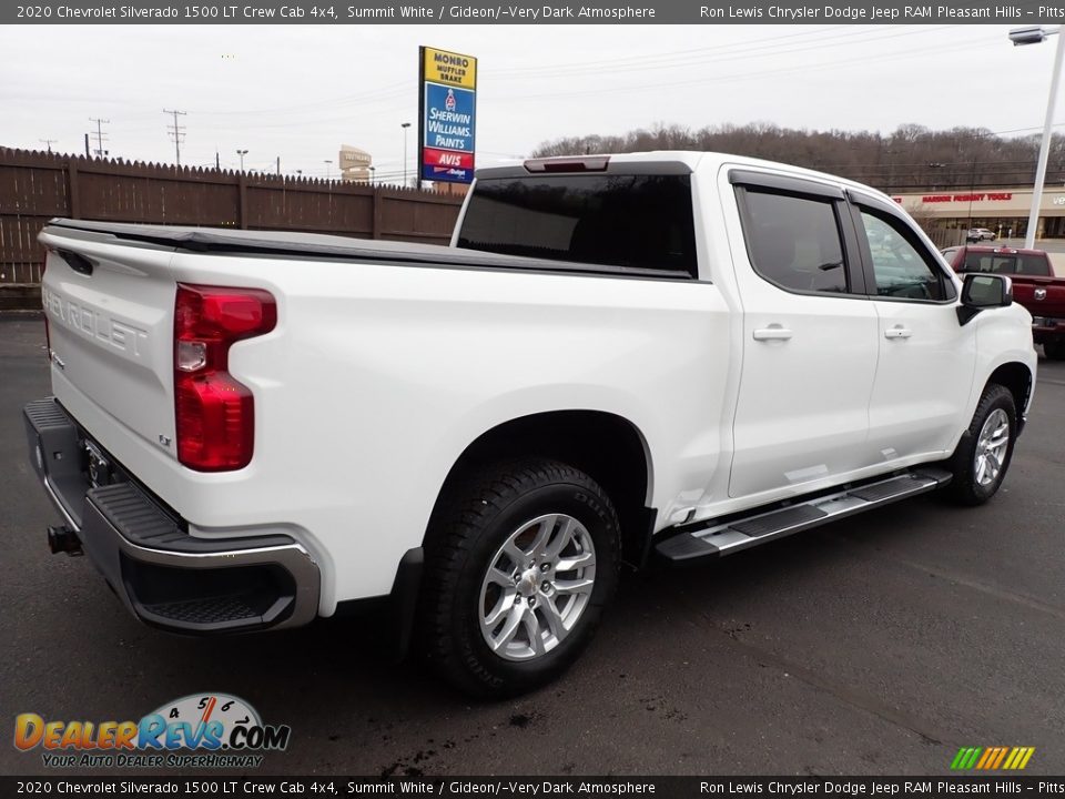 2020 Chevrolet Silverado 1500 LT Crew Cab 4x4 Summit White / Gideon/­Very Dark Atmosphere Photo #6