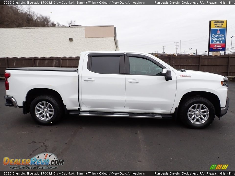 2020 Chevrolet Silverado 1500 LT Crew Cab 4x4 Summit White / Gideon/­Very Dark Atmosphere Photo #7