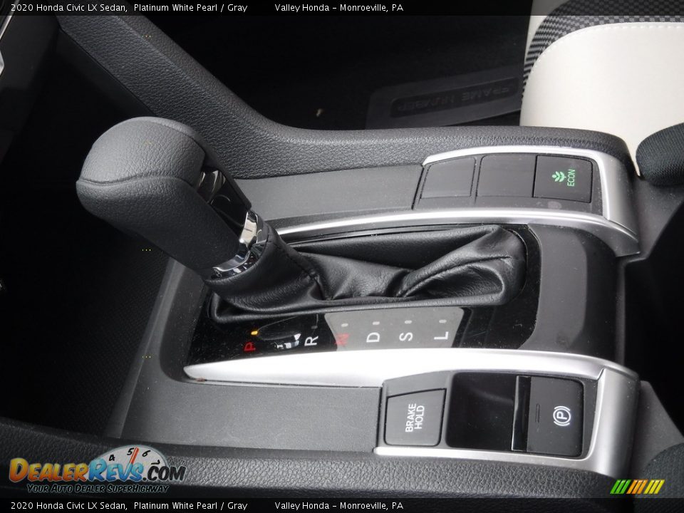 2020 Honda Civic LX Sedan Platinum White Pearl / Gray Photo #16