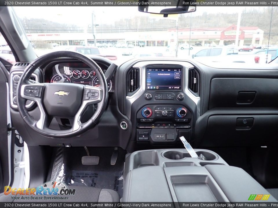 2020 Chevrolet Silverado 1500 LT Crew Cab 4x4 Summit White / Gideon/­Very Dark Atmosphere Photo #13
