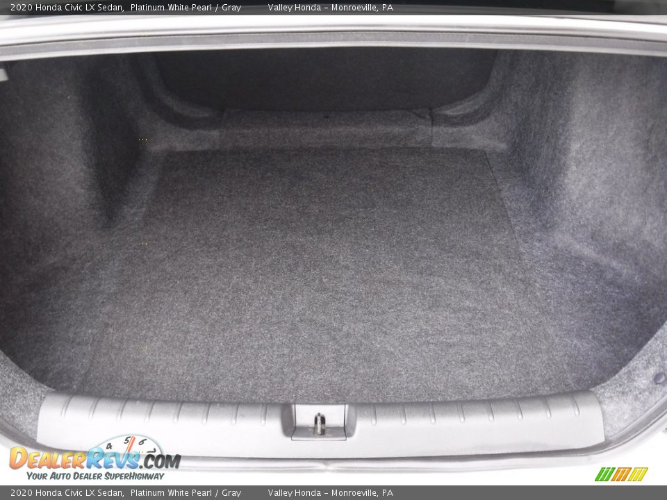 2020 Honda Civic LX Sedan Platinum White Pearl / Gray Photo #23