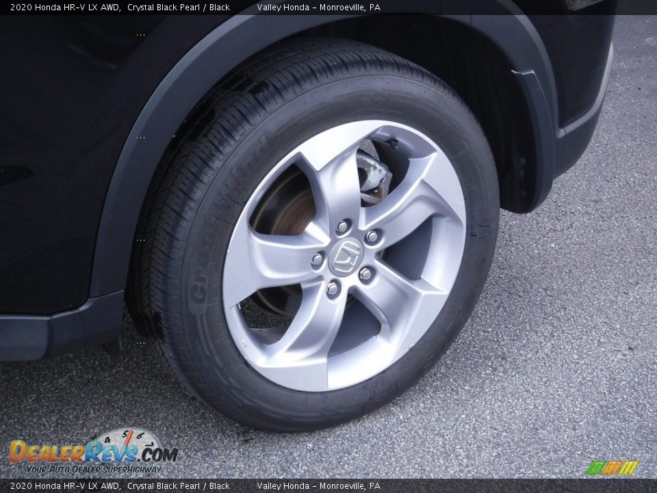 2020 Honda HR-V LX AWD Crystal Black Pearl / Black Photo #3