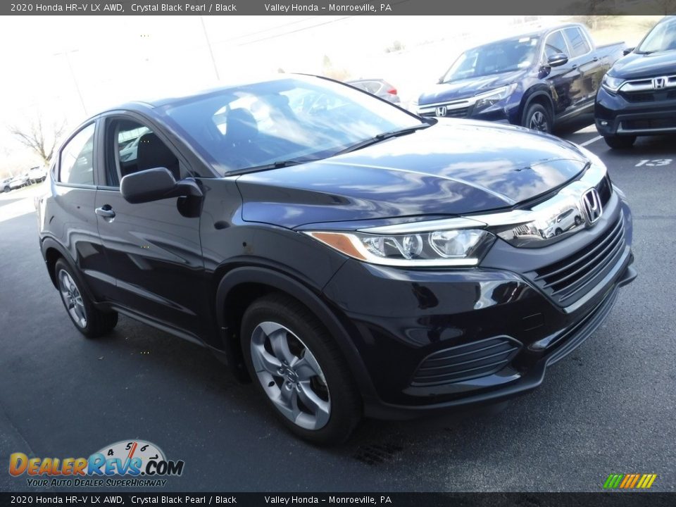 2020 Honda HR-V LX AWD Crystal Black Pearl / Black Photo #5