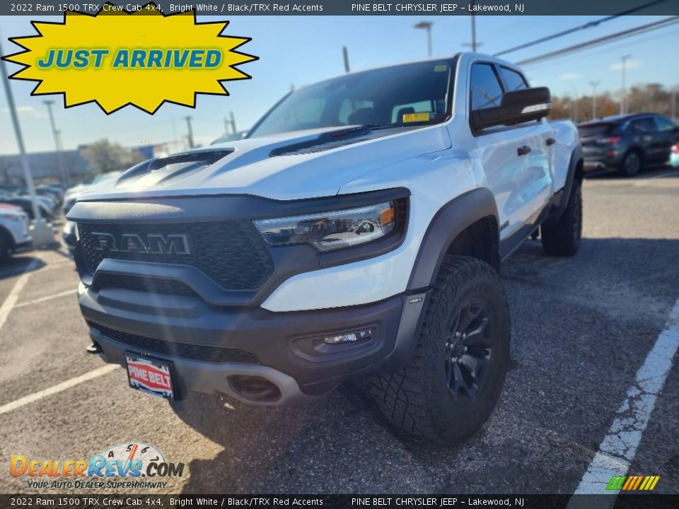 2022 Ram 1500 TRX Crew Cab 4x4 Bright White / Black/TRX Red Accents Photo #1