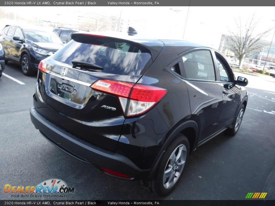 2020 Honda HR-V LX AWD Crystal Black Pearl / Black Photo #6