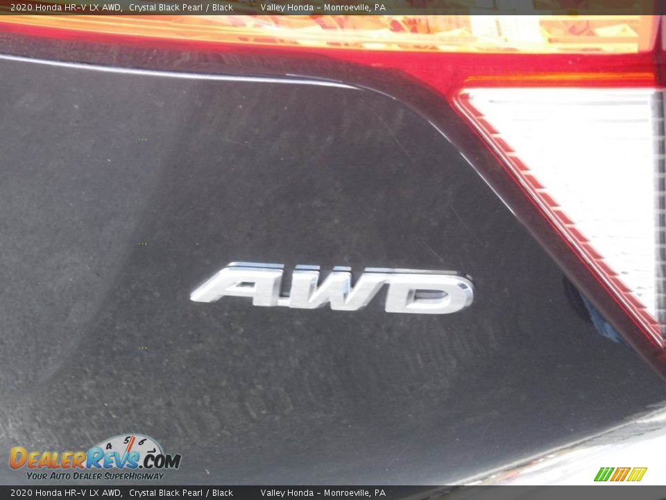 2020 Honda HR-V LX AWD Crystal Black Pearl / Black Photo #7