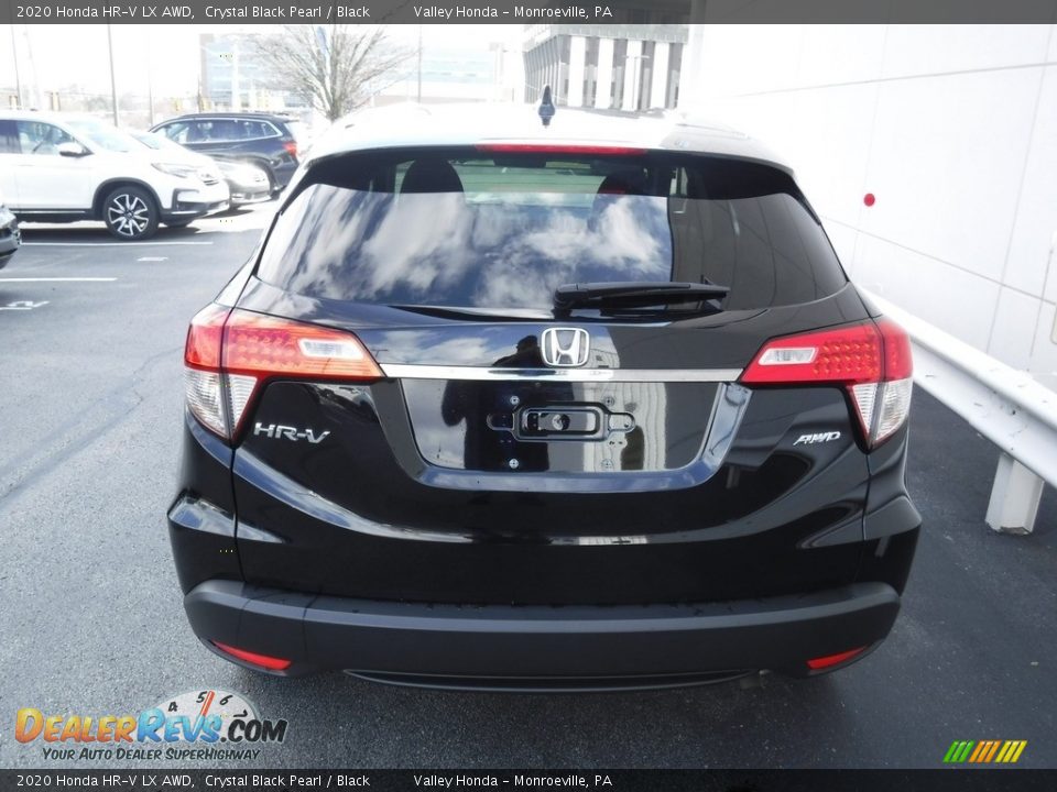 2020 Honda HR-V LX AWD Crystal Black Pearl / Black Photo #8