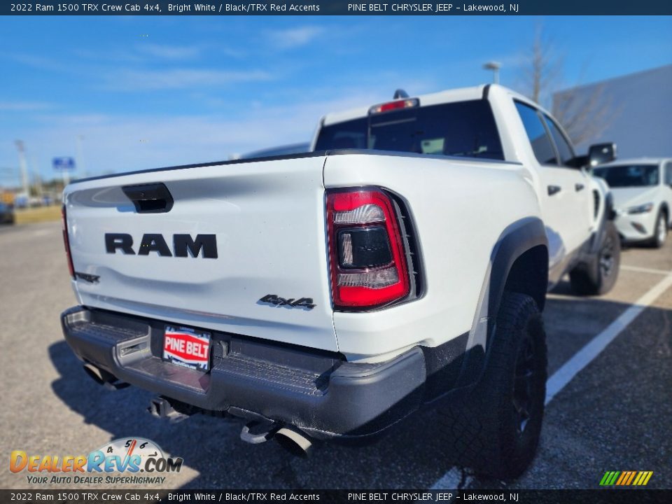 2022 Ram 1500 TRX Crew Cab 4x4 Bright White / Black/TRX Red Accents Photo #7