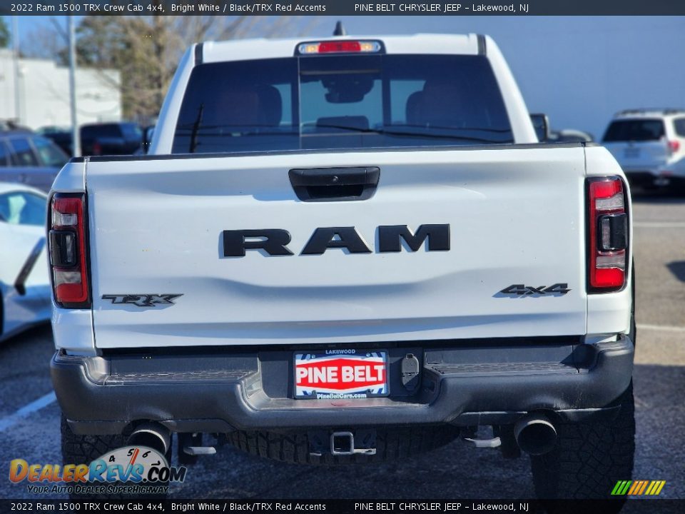 2022 Ram 1500 TRX Crew Cab 4x4 Bright White / Black/TRX Red Accents Photo #8