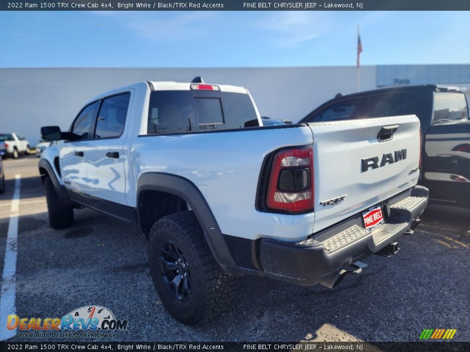 2022 Ram 1500 TRX Crew Cab 4x4 Bright White / Black/TRX Red Accents Photo #9