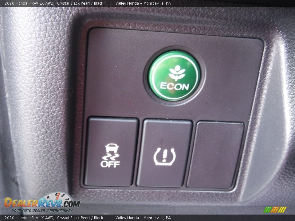 2020 Honda HR-V LX AWD Crystal Black Pearl / Black Photo #12