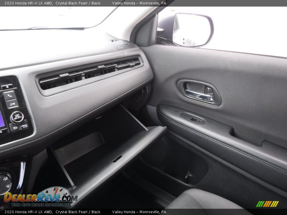 2020 Honda HR-V LX AWD Crystal Black Pearl / Black Photo #20