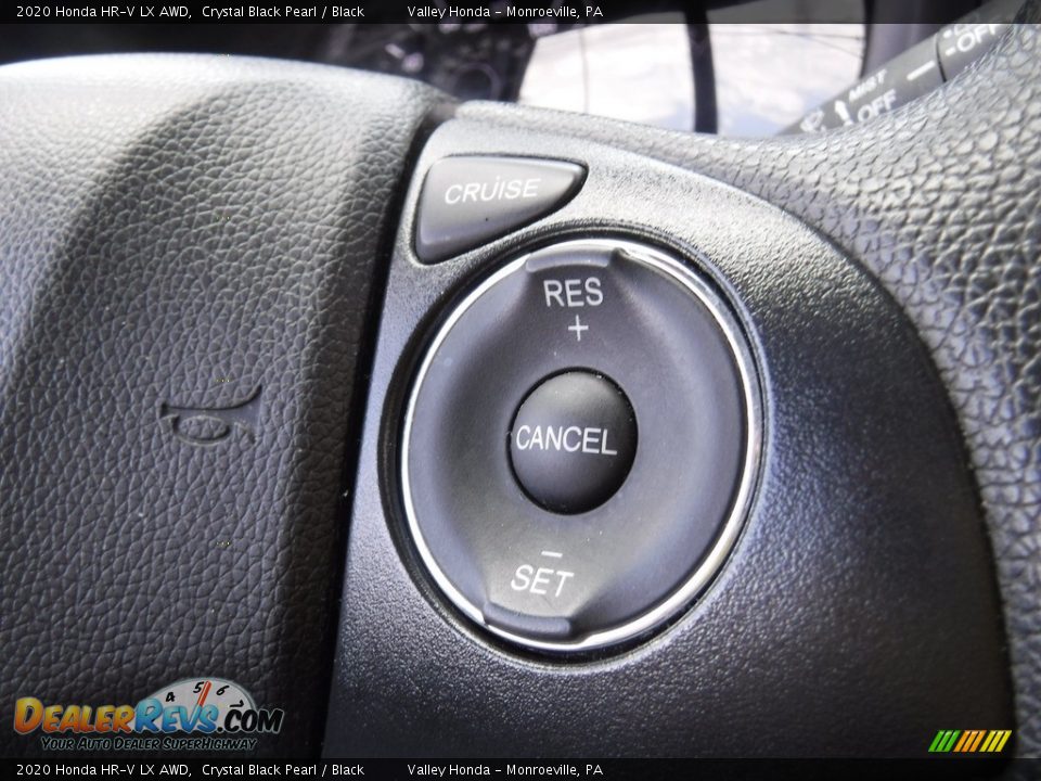 2020 Honda HR-V LX AWD Crystal Black Pearl / Black Photo #22