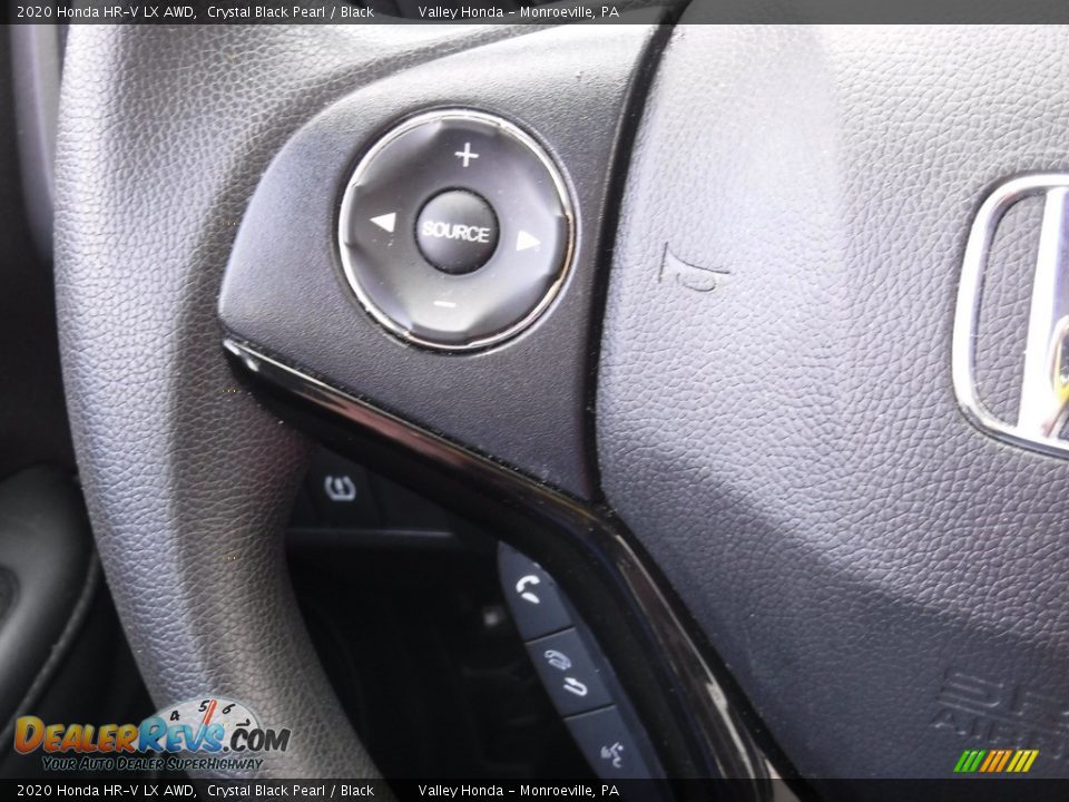 2020 Honda HR-V LX AWD Crystal Black Pearl / Black Photo #23