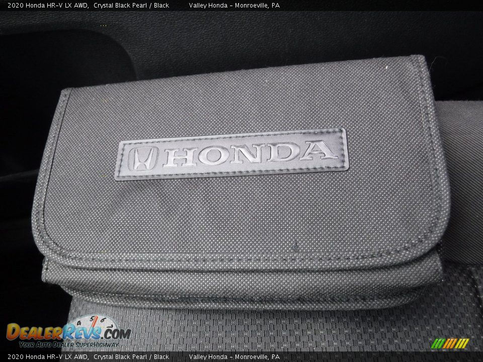 2020 Honda HR-V LX AWD Crystal Black Pearl / Black Photo #25