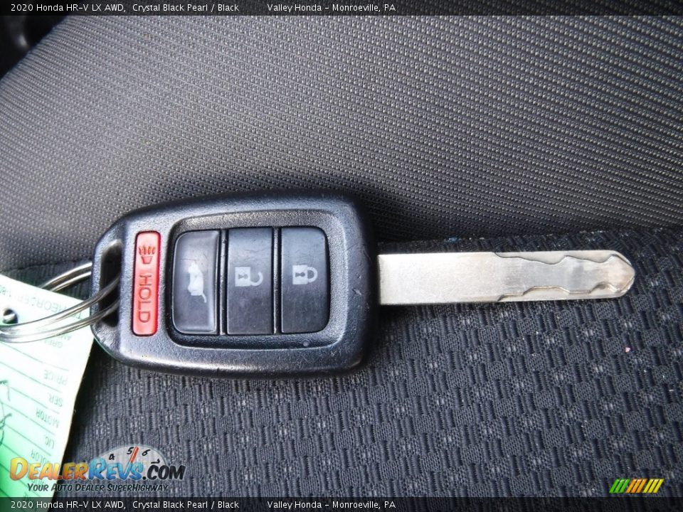 2020 Honda HR-V LX AWD Crystal Black Pearl / Black Photo #27