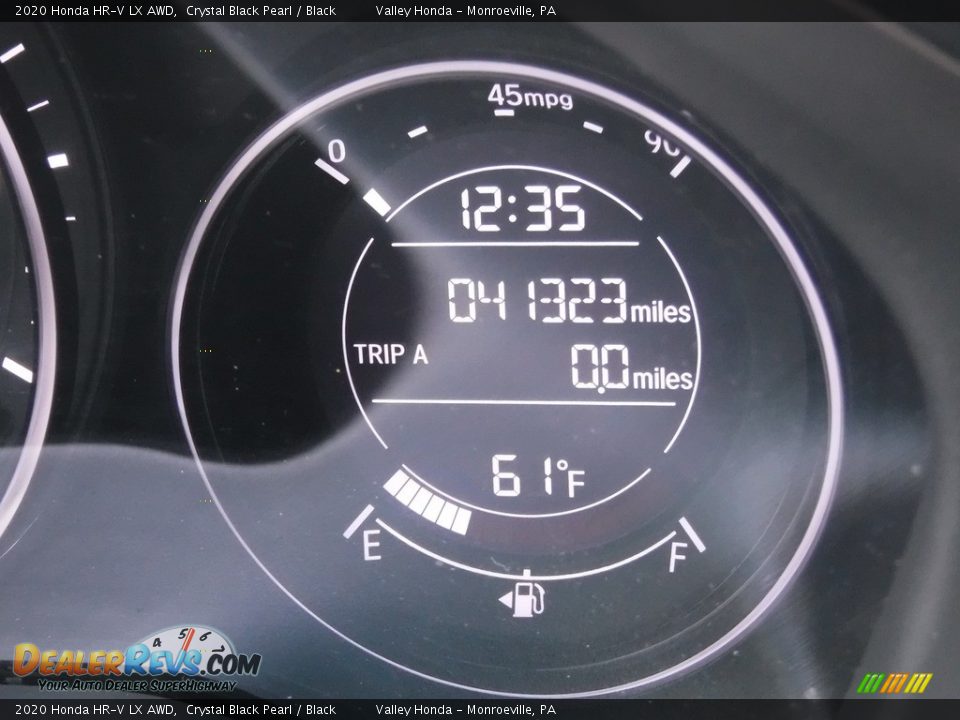 2020 Honda HR-V LX AWD Crystal Black Pearl / Black Photo #28