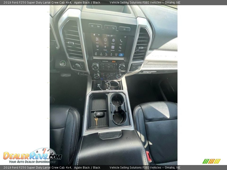 2019 Ford F250 Super Duty Lariat Crew Cab 4x4 Agate Black / Black Photo #9