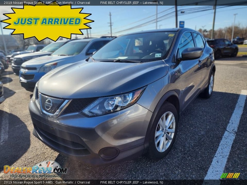 2019 Nissan Rogue Sport S AWD Gun Metallic / Charcoal Photo #1