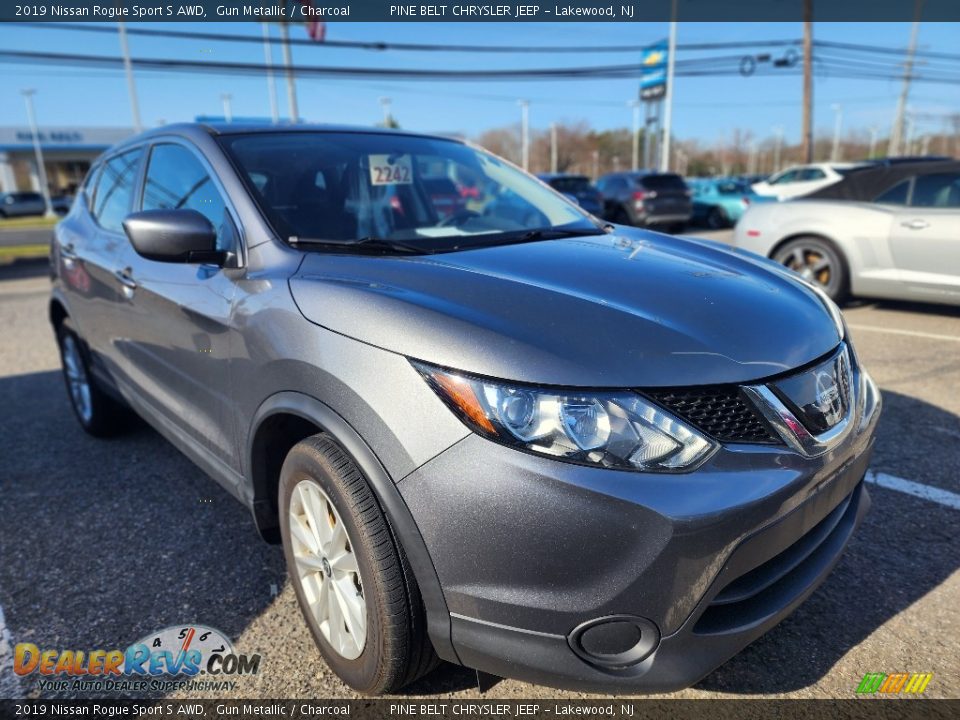 2019 Nissan Rogue Sport S AWD Gun Metallic / Charcoal Photo #2