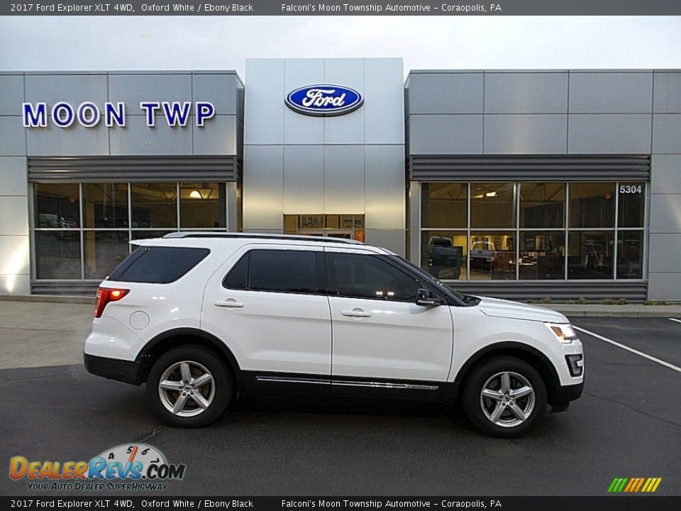 2017 Ford Explorer XLT 4WD Oxford White / Ebony Black Photo #1