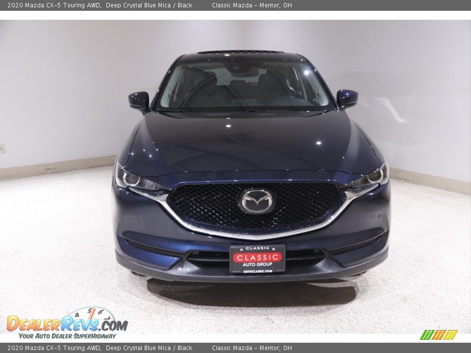 2020 Mazda CX-5 Touring AWD Deep Crystal Blue Mica / Black Photo #2