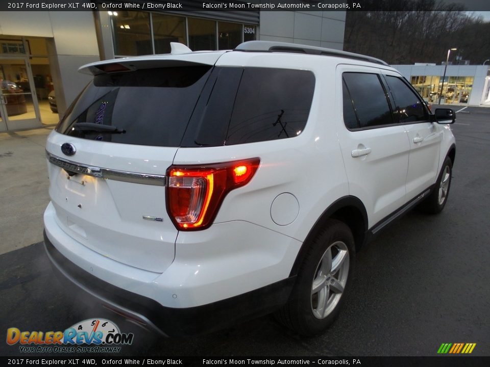 2017 Ford Explorer XLT 4WD Oxford White / Ebony Black Photo #2