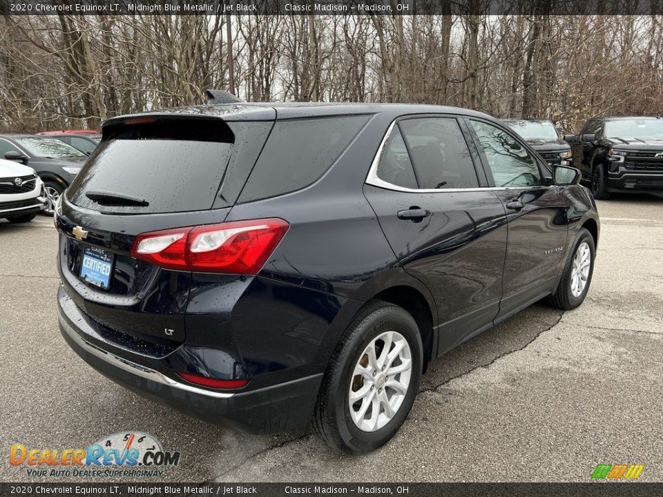 2020 Chevrolet Equinox LT Midnight Blue Metallic / Jet Black Photo #3