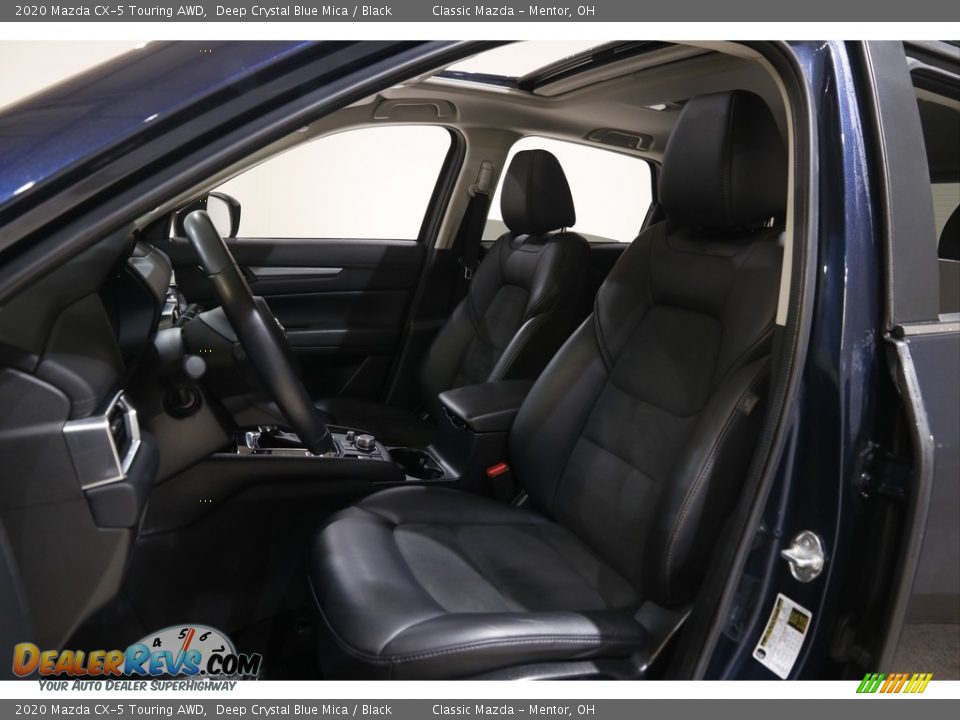2020 Mazda CX-5 Touring AWD Deep Crystal Blue Mica / Black Photo #5