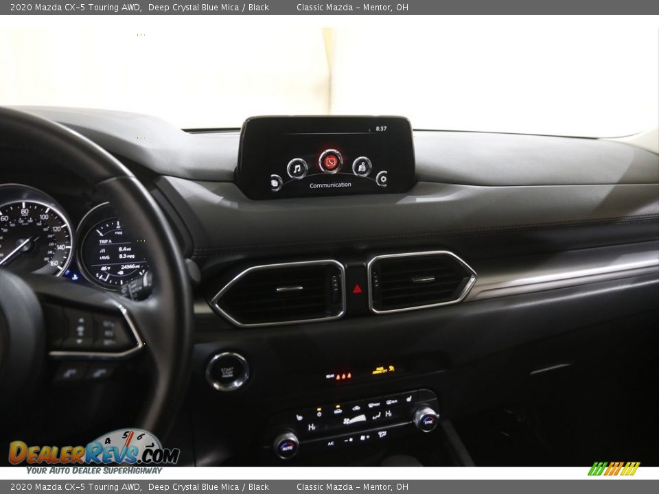 2020 Mazda CX-5 Touring AWD Deep Crystal Blue Mica / Black Photo #9
