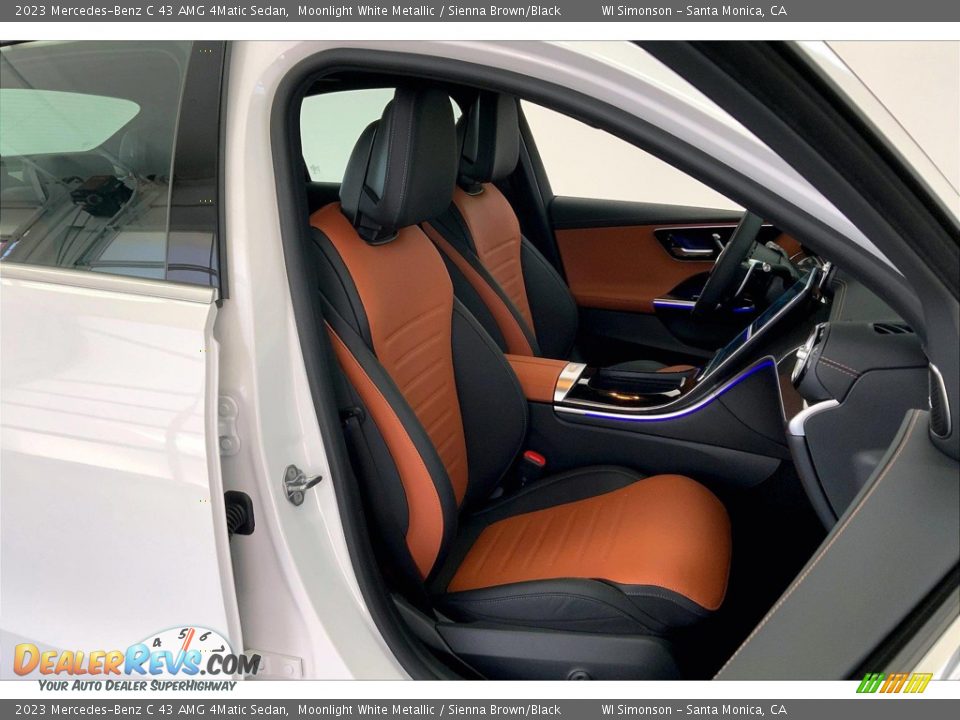 Sienna Brown/Black Interior - 2023 Mercedes-Benz C 43 AMG 4Matic Sedan Photo #5