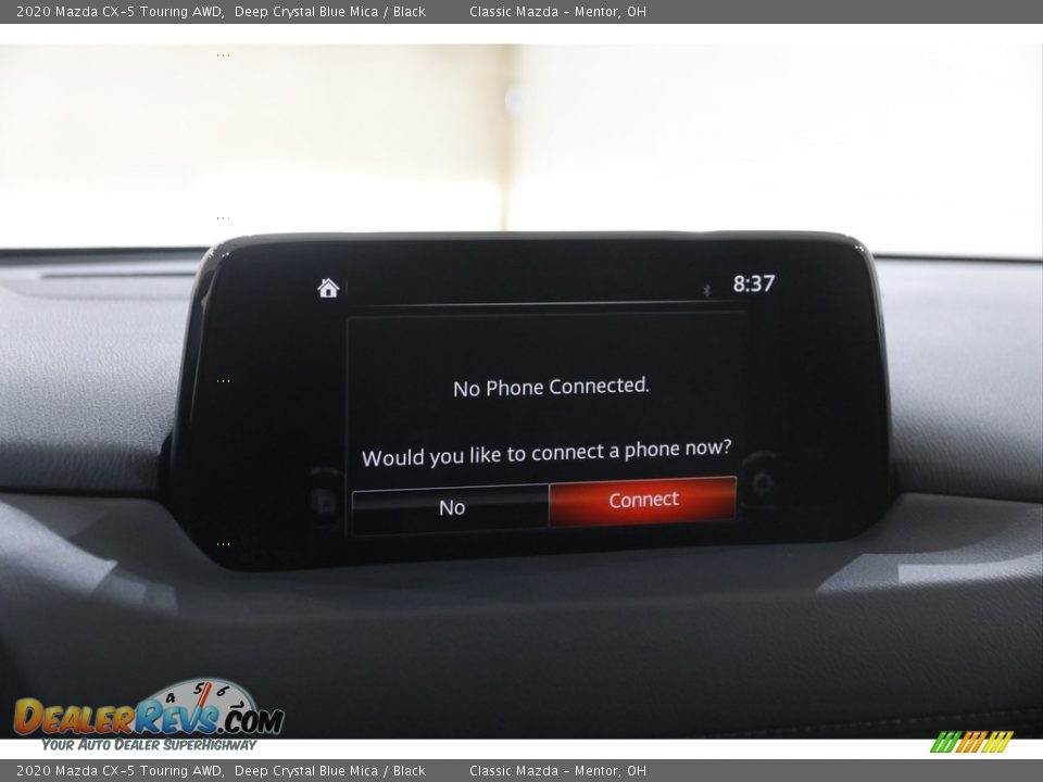 2020 Mazda CX-5 Touring AWD Deep Crystal Blue Mica / Black Photo #10