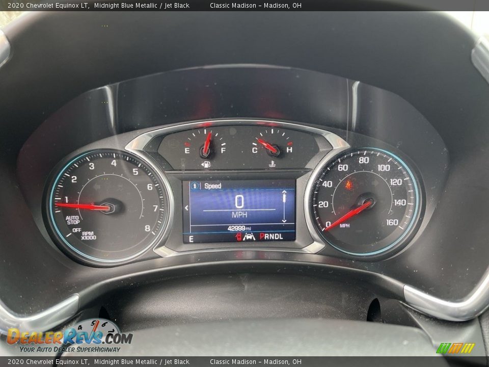 2020 Chevrolet Equinox LT Midnight Blue Metallic / Jet Black Photo #10