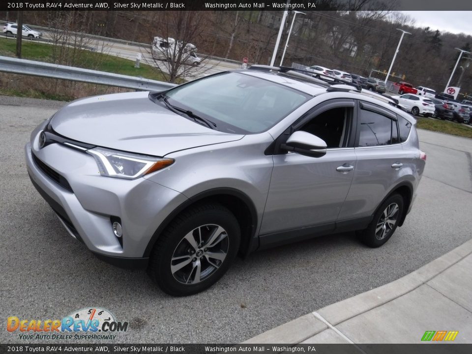 2018 Toyota RAV4 Adventure AWD Silver Sky Metallic / Black Photo #13