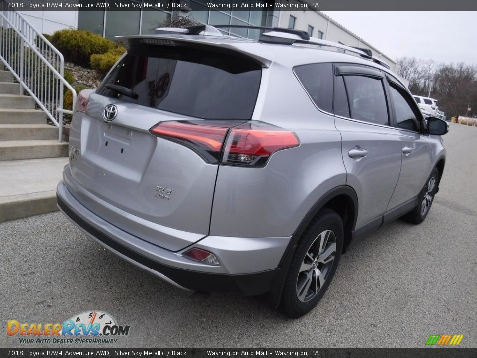 2018 Toyota RAV4 Adventure AWD Silver Sky Metallic / Black Photo #14