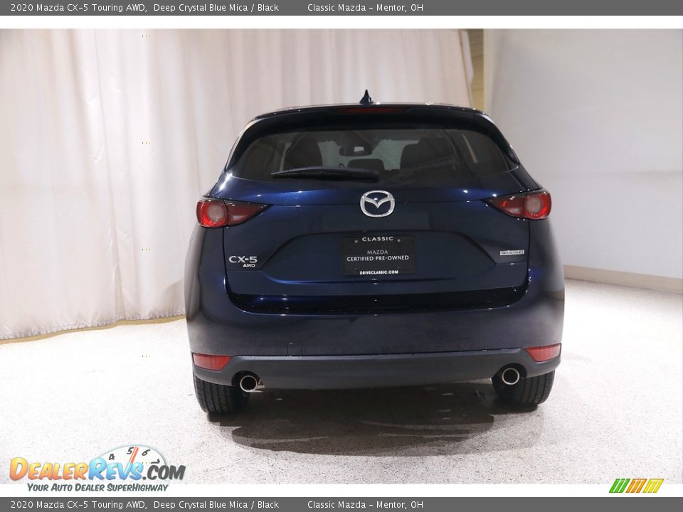 2020 Mazda CX-5 Touring AWD Deep Crystal Blue Mica / Black Photo #18