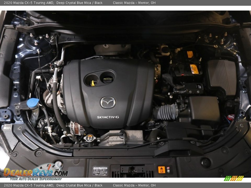2020 Mazda CX-5 Touring AWD Deep Crystal Blue Mica / Black Photo #19