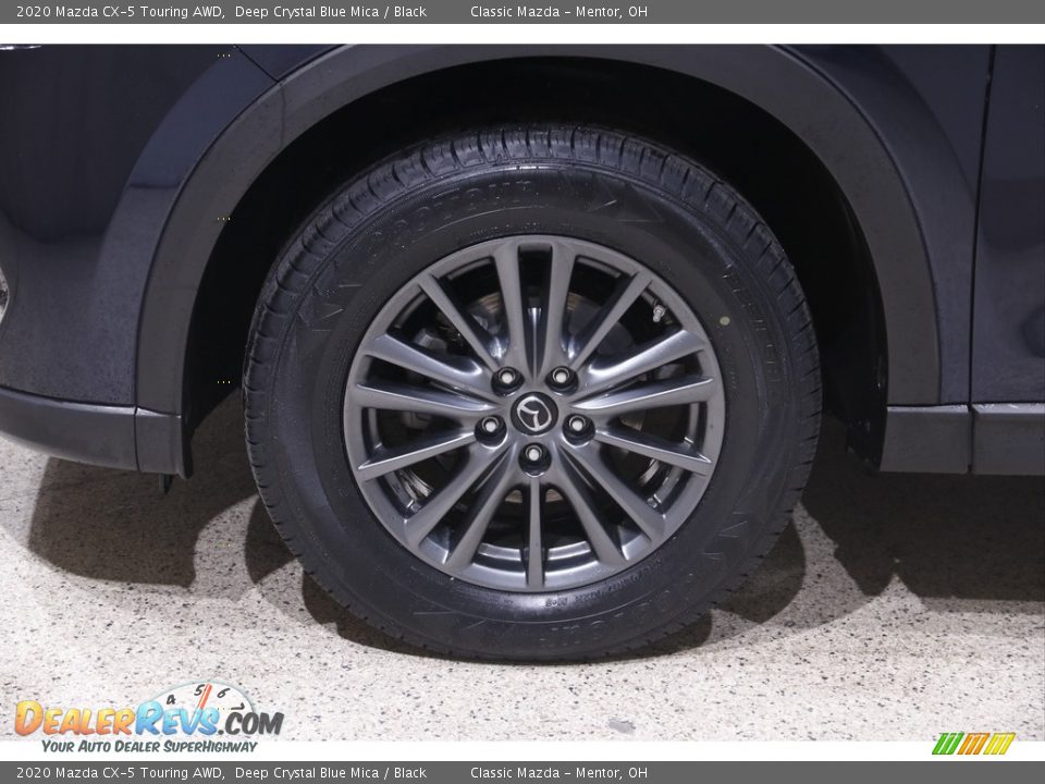 2020 Mazda CX-5 Touring AWD Deep Crystal Blue Mica / Black Photo #20