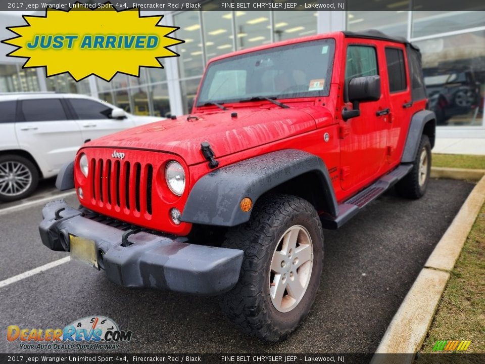 2017 Jeep Wrangler Unlimited Sport 4x4 Firecracker Red / Black Photo #1