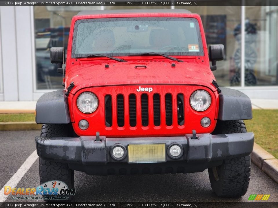 2017 Jeep Wrangler Unlimited Sport 4x4 Firecracker Red / Black Photo #2