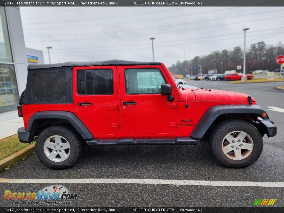 2017 Jeep Wrangler Unlimited Sport 4x4 Firecracker Red / Black Photo #4