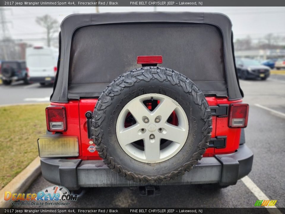 2017 Jeep Wrangler Unlimited Sport 4x4 Firecracker Red / Black Photo #8