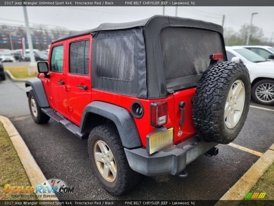 2017 Jeep Wrangler Unlimited Sport 4x4 Firecracker Red / Black Photo #9