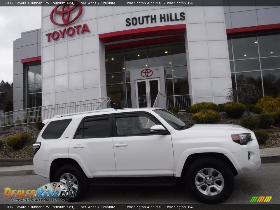 2017 Toyota 4Runner SR5 Premium 4x4 Super White / Graphite Photo #2