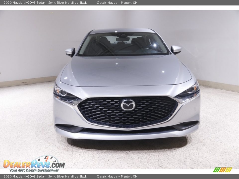 2020 Mazda MAZDA3 Sedan Sonic Silver Metallic / Black Photo #2