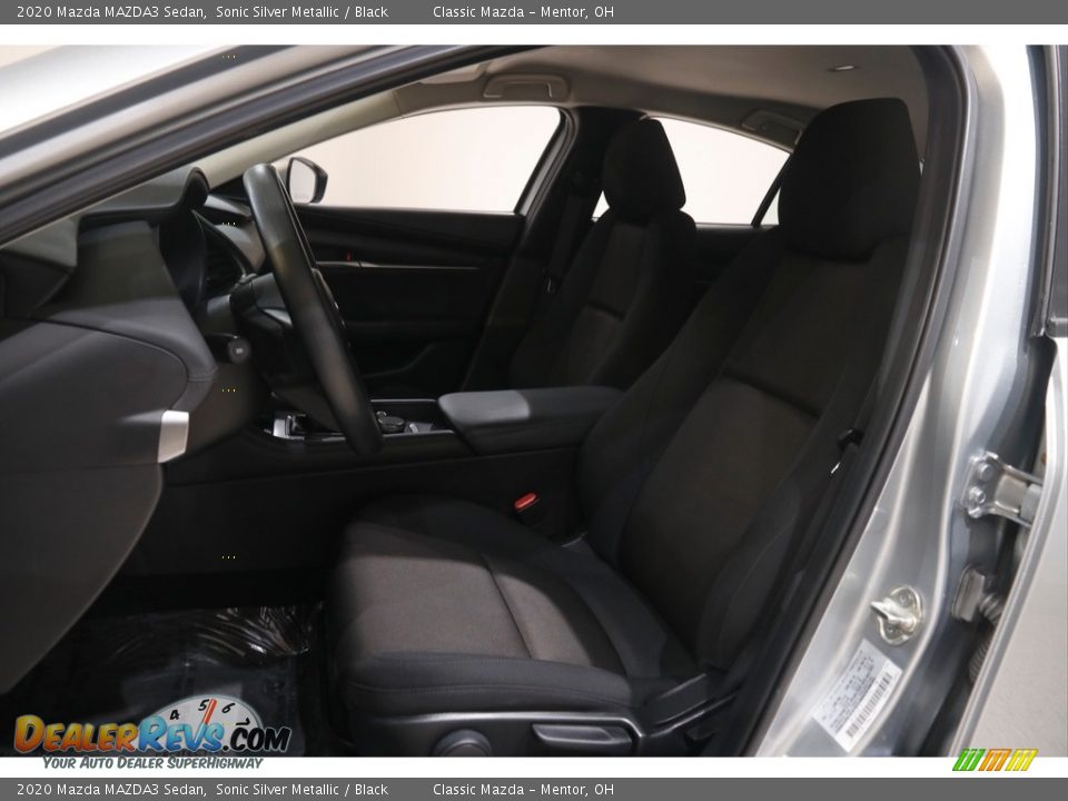 2020 Mazda MAZDA3 Sedan Sonic Silver Metallic / Black Photo #5