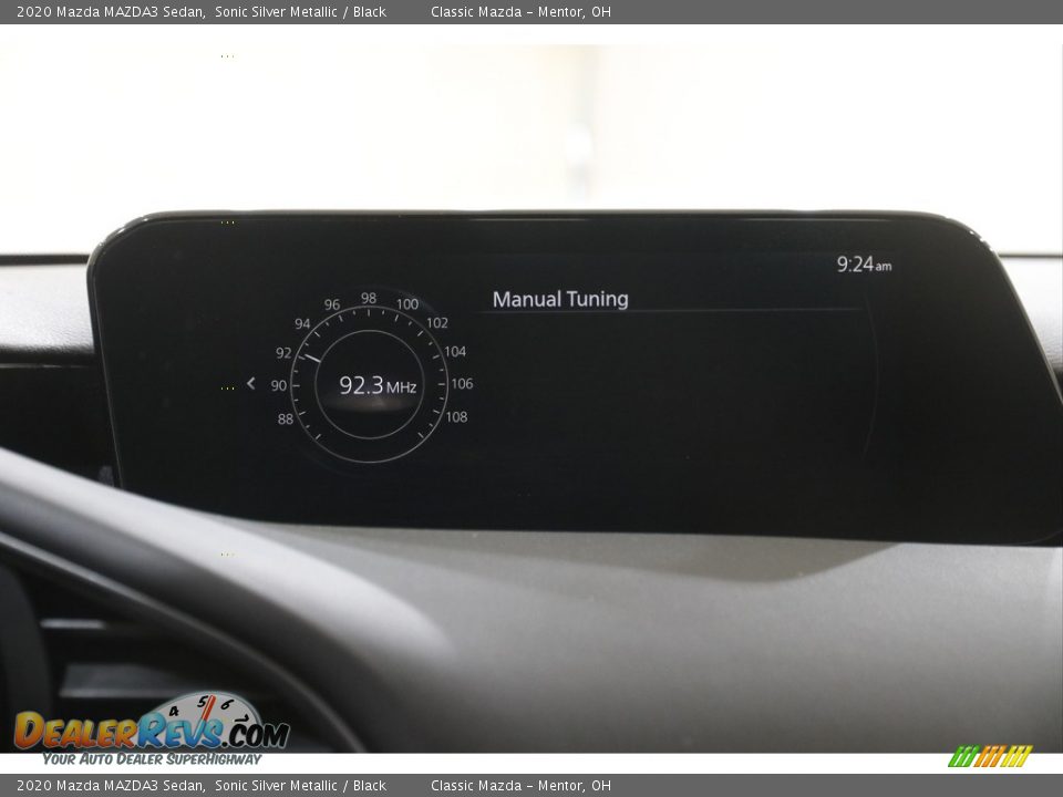 2020 Mazda MAZDA3 Sedan Sonic Silver Metallic / Black Photo #10