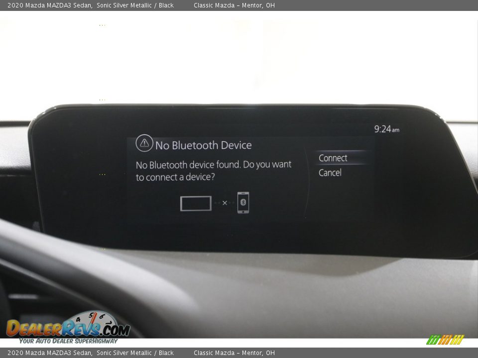2020 Mazda MAZDA3 Sedan Sonic Silver Metallic / Black Photo #11
